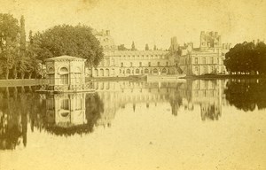 France Paris Fontainebleau Castle Old Cabinet Photo 1875