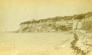 France Rochefort sur Mer Fouras Old Cabinet Photo Godefroy 1875