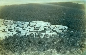 North Africa Tunisia Gabes Panorama Old Aerial Photo 1924