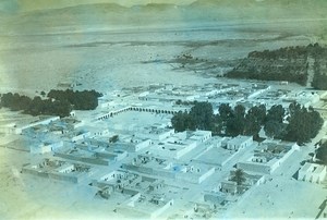 Tunisia Military Aerial View of Four Tab Old Photo 1930