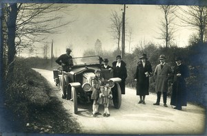 France Sunday Drive at St Romain du Colbosc Old Snapshot Photo 1925