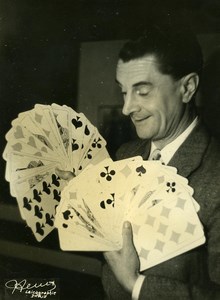 France Paris Michel Goyot Magician Manipulator Old Photo Leicagraphie 1935