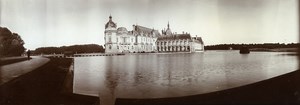 France Chantilly Castle Amateur Snapshot Photo Panorama 1913