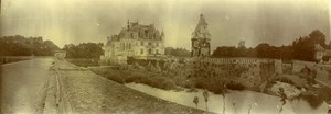 France Chenonceaux Chenonceau Castle Amateur Snapshot Photo Panorama 1913
