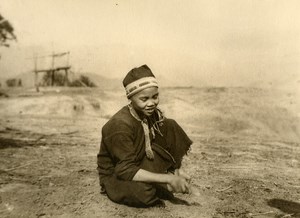 Vietnam Krong Kno Area Everyday Life Scene Old Photo 1937