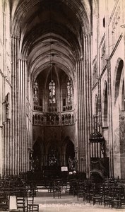 France Brittany Bretagne Treguier Cathedral Old Photo Fougere 1880