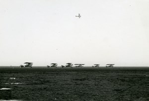 France Istres Aviation Take off Fourth Squadron for Africa Old Photo 1936
