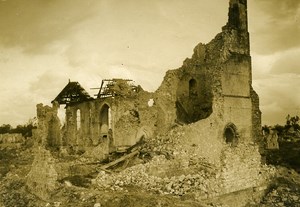 France Marne Saint Hilaire le Grand WWI ruins Old Photo 1918