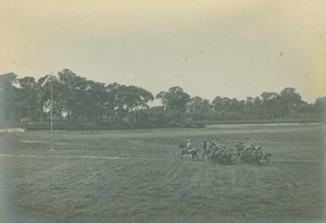 France Lille or Douai Military Parade Old Amateur Photo Scrive 1900