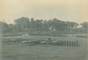 France Lille or Douai Military Parade Old Amateur Photo Scrive 1900