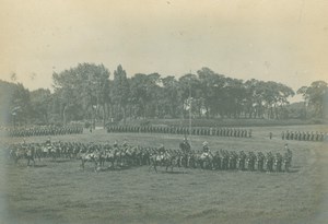 France Lille or Douai Military Parade Old Amateur Photo Scrive 1900