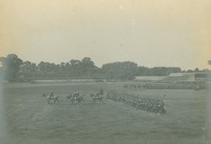 France Lille or Douai Military Parade Old Amateur Photo Scrive 1900