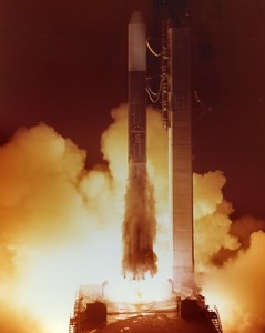 USA Space Rocket Launch ESA Meteosat Satellite old Photo c1980