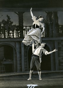 Paris Dance Ballet Bolshoi Mirandolina of Vassilenko Old Photo Bernand 1958