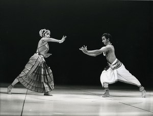 Paris Spectacle Hindu Dance Ballet from India Old Photo 1970