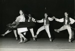 France Paris Polish ? Folk Dance Ballet Old Photo Rosa 1970