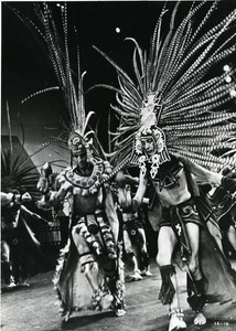 France Paris Dance Folk Ballets of Mexico Costumes Old Photo 1970