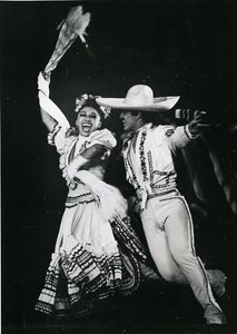 France Paris Dance Folk Ballets of Mexico Old Photo 1970