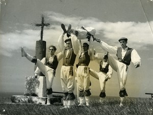 France Paris Ballets Basques of Biarritz Txankarrenkua Old Photo Lido 1960