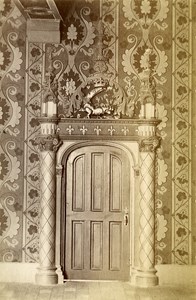 France Blois Castle Room of Simple Guards Architecture old Albumen Photo 1880