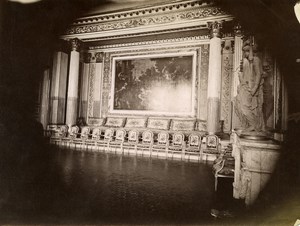 France Marseille Castle Borely Archeology Museum Detail old Albumen Photo 1880