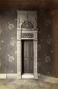 France Blois Castle Captains of the Guards room old Albumen Photo 1880