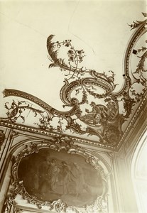 France Strasbourg Hotel Cardinal de Rohan detail old Photo 1890