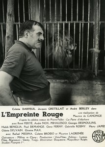France Film Actor Jacques Gretillat in l'Empreinte Rouge Cinema Old Photo 1937