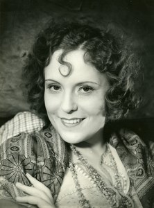 Film Actress Soprano Opera Jarmila Novotná in Frasquita Musical Old Photo 1934