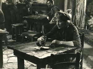 France Film Actress Annie Ducaux in Requins de Gibraltar Old Photo 1947