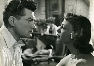 France Jean Marais & Danny Robin Cinema The Lovers of Midnight Old Photo 1953