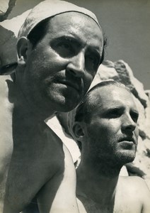 France Film Actor Bernard Lancret in la Citadelle du Silence Old Photo 1937