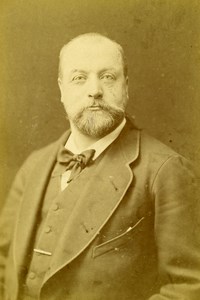 France Historian Alfred Nicolas Rambaud Old Photo Cabinet Nadar 1880