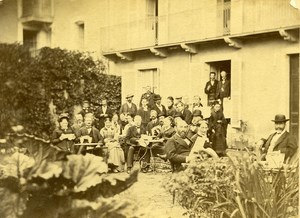 France Niederbronn Family Group Old Photo Cabinet 1870