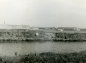 France Dunkerque Dunkirk & Around after WWII River Old Photo 1946