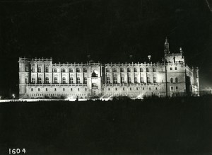 France Castle of Saint Germain en Laye by Night Old Photo Borremans 1937