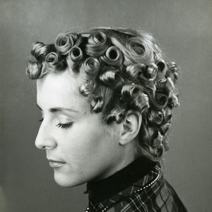 France Paris Hair Advertising Study Old Photo Rossignol 1960