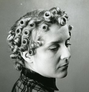 France Paris Hair Advertising Study Old Photo Rossignol 1960