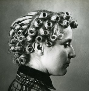 France Paris Hair Advertising Study Old Photo Rossignol 1960