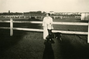 France Lambersart Photographer Shadow at Racecourse Old Photo 1950