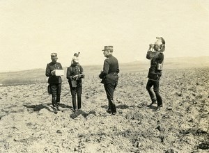 France Savigny sur Orge Military Exercises Officers Old Photo 1913