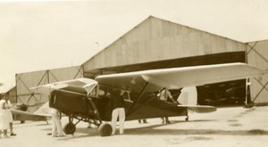 Malaysia Aviation Plane by Hangar Airfield Old Amateur Photo 1935