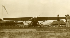 Malaysia Aviation Airshow Monoplane Airfield Hangar Old Amateur Photo 1935