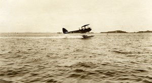 Indonesia Sumatra Aviation Seaplane Old Amateur Photo 1935