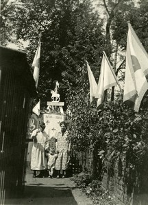 France Lille Saint Michel Allegory of the Victory Old Amateur Photo 1927