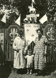 France Lille Saint Michel Allegory of the Victory Old Amateur Photo 1927