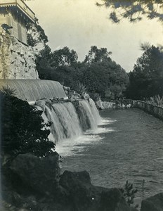 France Nice Gairaut Waterfall Old Amateur Photo 1904