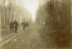 France Villers Cotterets Back from Hunting Old Amateur Photo 1900