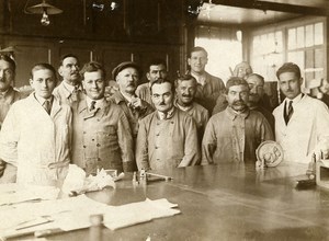France Saint Denis Mechanical Workshop Old Amateur Photo 1900