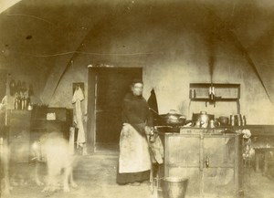 France Tours Castle Kitchen Cooking Old Amateur Photo 1887